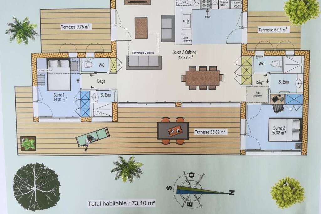 Villa Ile De Re Avec Acces Mer Du Jardin 里维多瓦海滩 外观 照片